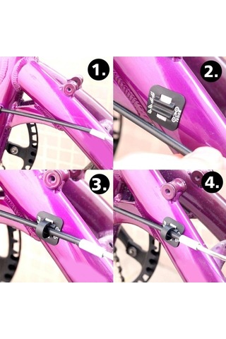 Trendooze 5 Parça Alüminyum Dağ Bisikleti, Siyah, Yüksek Dayanıklılık Siyah