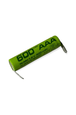 1.2 V 600 Mah İnce Kalem Aaa Şarjlı Tıraş Makinesi Pili