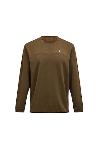 Peak Performance W Traıl Polartec Crew Kadın Günlük Sweatshirt G79810060t Kahverengi