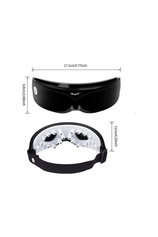 Ckeyin Elektrikli Göz Masajı Akupunktur Noktaları Titreşim Manyetik Masaj Koyu Koyu Çevreleri Küçült Kafa Stres Kablosuz Kablosuz 48 Göz Masaj Enstrümanı Bt4yof Çok Renkli