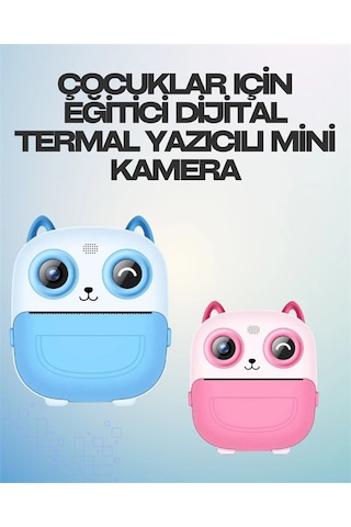 Termal Yazıcılı Dijital Kamera - Usb Şarjlı, Hd Video Destekli