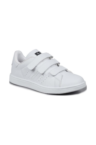 Jump 28711 Cırtlı Unisex Spor Ayakkabı Beyaz Beyaz