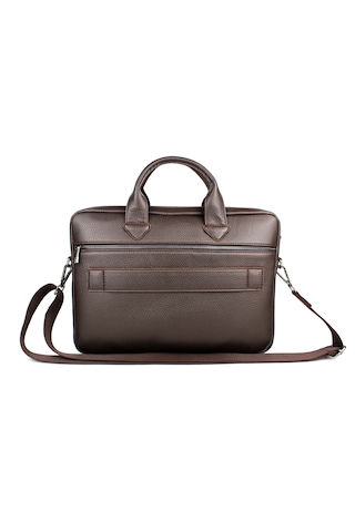 14 İnç Evrak Ve Laptop Çantası Kahverengi