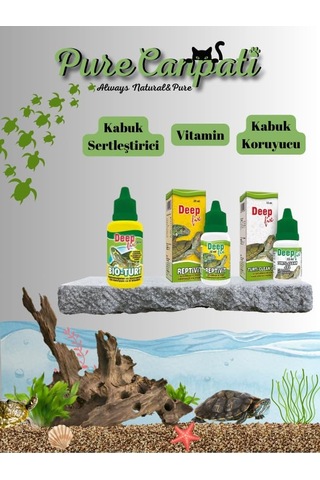 Ayrex Purecanpati Kaplumbağa Bakım Seti Vitamin,kabuk Sertleştirici Ve Su Düzenleyici