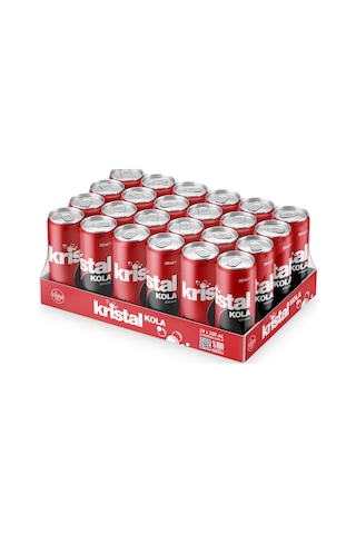 Kristal Kola Şekersiz 330 ml Gazlı İçecek 24'lü