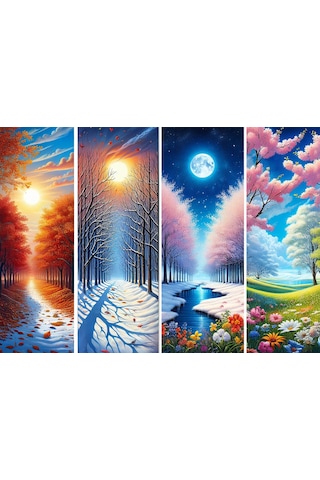 Art Puzzle Mevsim Kapıları 1000 Parça Puzzle
