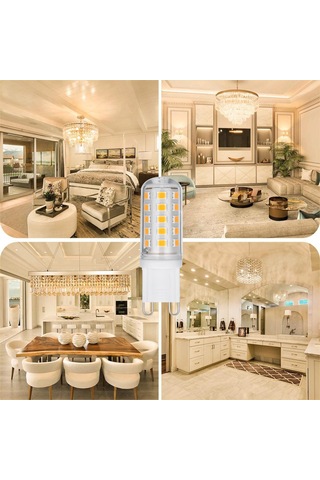 Yifomall G9 Led Ampul 3w 3000k Isık 33 Led 360 Derece Aydınlatma Ac220v Crı 80ra Seramik Materyal Ayarlı Değil Sıcak Beyaz