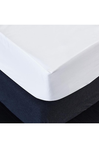 Novahub Blue Hotel Pure Color Waterproof Mattress Protector Elastic Band Breathable Mattress Cover Baby Wetting Sheet Bed Sheet Mavi