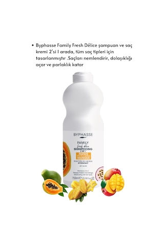 Family Fresh 2in1 Tüm Saçlara Özel Nemlendirici Şampuan 750ml