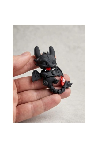 Toothless Anahtarlık Seti Siyah