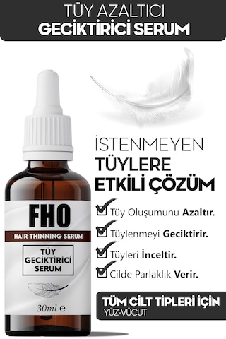 Fho Tüy Dökücü ve Nemlendirici Serum 30 ML