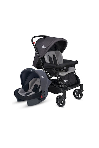 4 Baby Olympos Çift Yönlü Travel Sistem Bebek Arabası Siyah