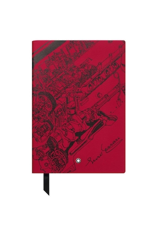 Montblanc 146 Great Characters Enzo Ferrari Çizgili Kırmızı Not