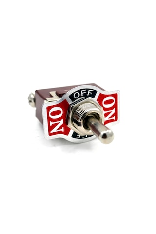 Toggle Switch 1-0-2 Metal Anahtar 3 Pin 12v-220v Toggle Switch