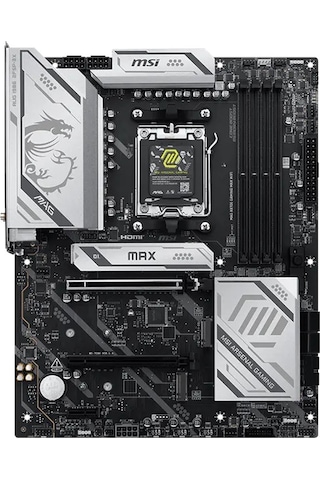 Msı X870e Gamıng Max Wıfı Am5 Ddr5 8200 Oc Mhz Atx Gaming Aaaa11msı0003