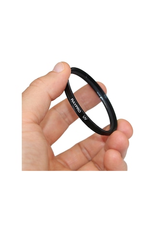 Raypro UV + Polarize Filtre 55 MM + EW-60E Parasoley + Filtre Çantası