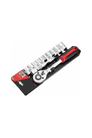 Cp Anahtarlı Lokma Takımı 1/2" 12 Parça Cırcırlı Lokma Seti Cr-v Çelik