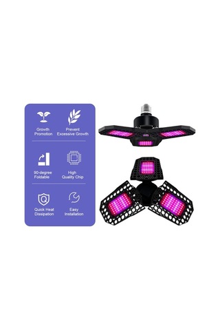 Moly Yunboo E27 144 Led Kırmızı-mavi Bitki Büyüme Lambası 85-265v Seracılık Lambası Çok Renkli Çok Renkli