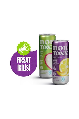 Nontoxx Fırsat 2'lisi 6 Adet Elma, 6 Adet Limon