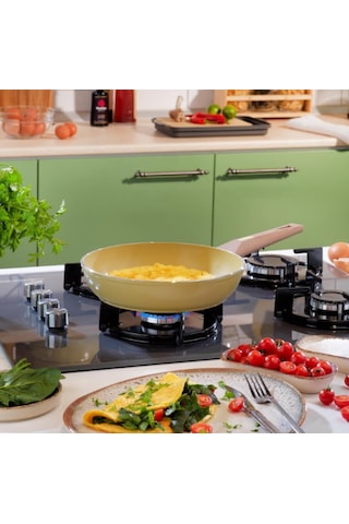 Schafer Fiesta Seramik Tava 24 Cm-yeşil