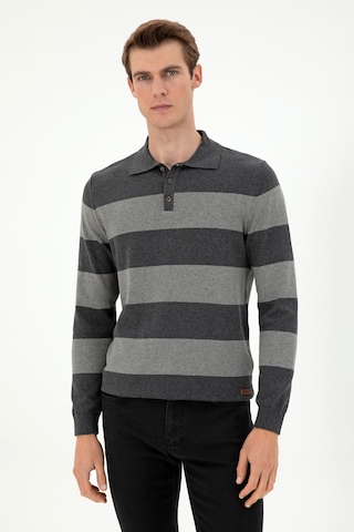 U.s. Polo Assn. Erkek Antrasit Melanj Kazak /triko 50297019-vr081 Antrasit Melanj Antrasit Melanj