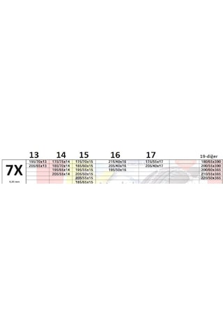 Araç Kar Patinaj Zinciri Takmatik 7 Numara 1