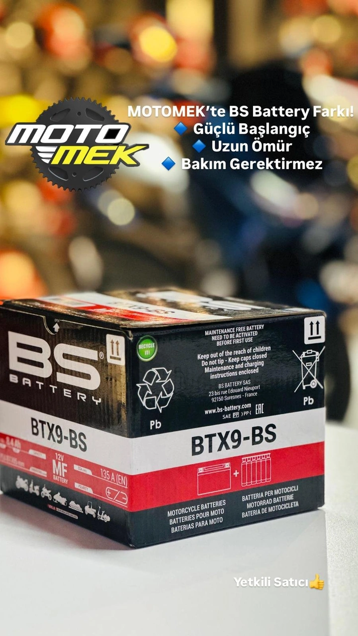 Suzukı V-strom 800/v-strom 800 De Uyumlu Bs Battery Btx9 Motosiklet Aküsü