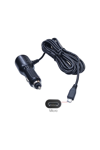 Mikro Usb Navigasyon Kamera İçin Araç Şarj Adaptörü 5v 3.5a 2port Usb
