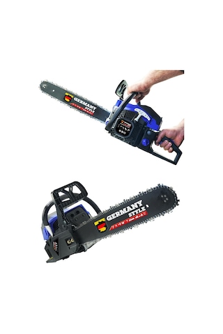 Germany Style Alman Turbo MS-650 52 CC Benzinli Hızar Ağaç Kesme Moturu Zincirli Testere