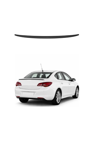 Opel Astra J 2010-2015 Arası Uyumlu Araca Özel Bagaj Spoileri Piano Siyah 1 Parça