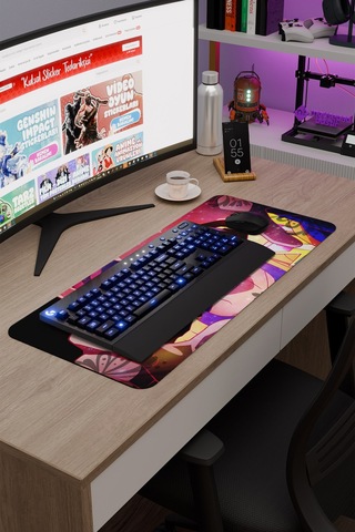 No Game No Life Anime V3 - 70x30 Xl Gaming Kauçuk Kaymaz Taban Mouse Pad Fare Altlığı