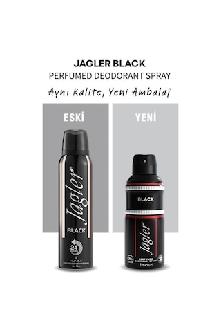 Jagler Black Erkek Sprey Deodorant 150 ML