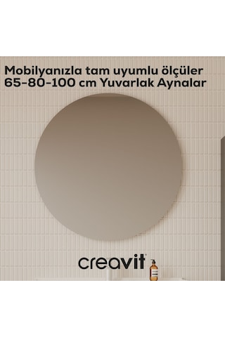 Creavit D20 100 Cm Yuvarlak Ayna Cam