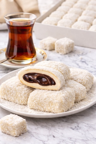 Hindistan Cevizli Çikolatalı Bohça Lokum 1 Kg