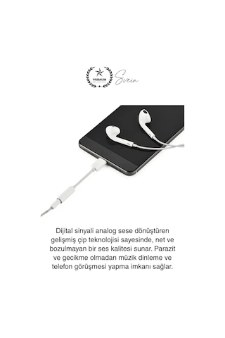 İphone 15-14-13-12-11-x-7-8 Lightning Uyumlu Kablolu Kulaklık Çevirici Tak Çalıştır Aux Dönüştürücü