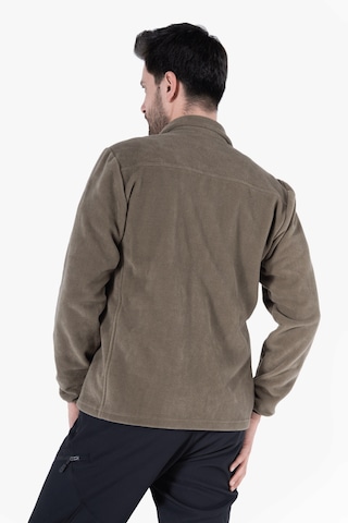 Polar Ceket Tam Fermuarlı 3 Cepli Haki