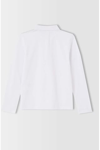 Defacto J0010a6 Knitted Kız Çocuk Sweatshirt J0010A6-R4478 Beyaz