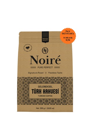 2'li Set Noire Geleneksel Türk Kahvesi 250g %100 Arabica Asırlık Lezzet Öğütülmüş