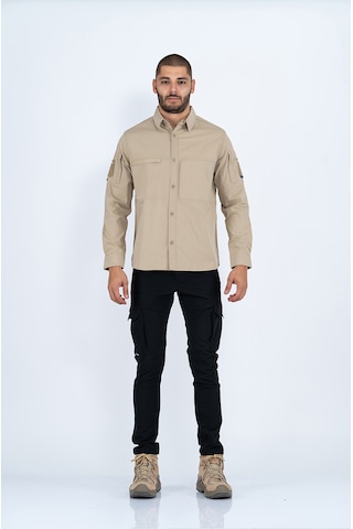 Combat tactical taktik fermuar cepli koruma swat outdoor gömlek Bej