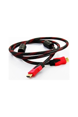Hdmi To Hdmi Kablo 3 Metre Altin Uçlu Örgülü Hdmi Kablo