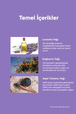 Lavanta İçeren Hassas Ciltlere Uygun Makyaj Temizleme Yağı A'pıeu Lavender Cleansing Oil Sensitive 49143351