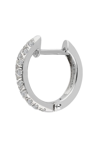 Sirius Pırlanta Taşlı Halka Erkek Küpesi  0805E0025