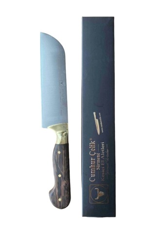 Cumhur Çelik 61620 Santoku Şef Bıçağı Ahşap