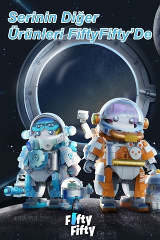 Jaki Space Quest Serisi Turuncu Astronot-jk9108 497 Parça Oyuncak Yapım Seti