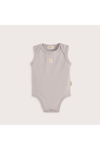 Chakra Magıc Sea 3'lü Kolsuz Body Set Ekru/lila