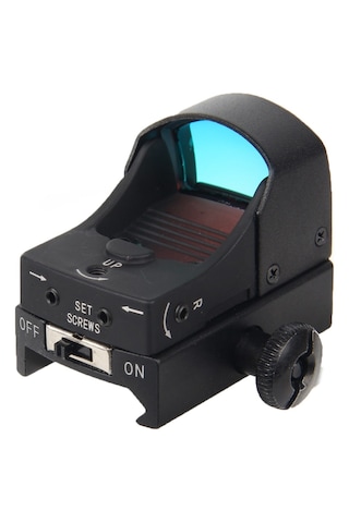 Taktikal Tfek Nişangah Hedefleme Reddot Sight Jh-600 - Profesyonel Reddot Hedefleyici Siyah