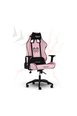 Rio Balerion Terletmez Kadife Kumaş Pembe Gaming Oyuncu Koltuğu - 2 Pembe