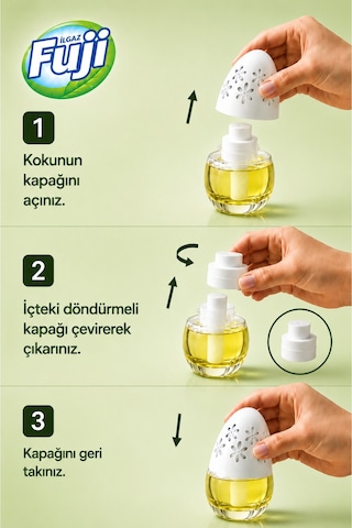 Ilgaz Fuji Limon Kokulu Araç, Wc, Oda Ve Ortam Kokusu 100 Ml Pure Lime Kalıcı Kavanoz Koku