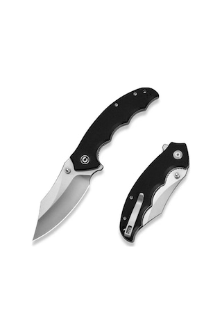 Civivi Pentad Black G10 Handle Satin Finished Nitro-v Blade Kamp Çakı Siyah