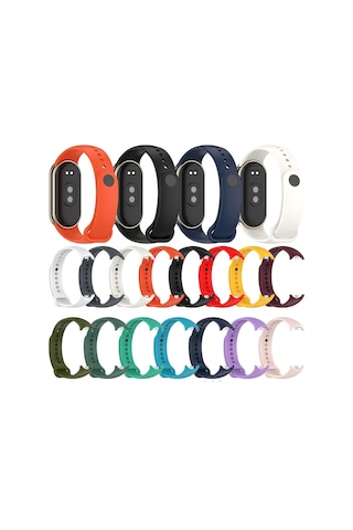 Kyver Silikon Kordon, Mi Band 8 İle Uyumlu Yumuşak Kayış